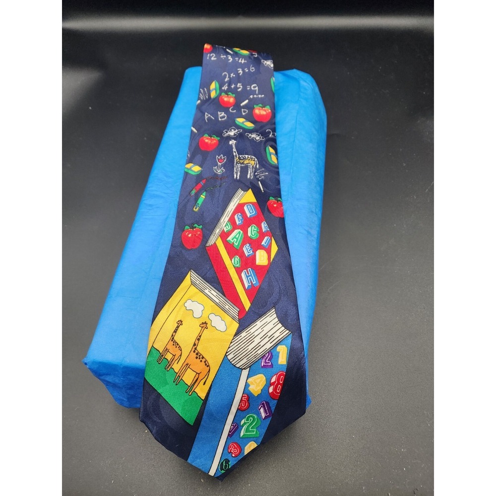 Men's School Teacher Tie Necktie‎ Fratello Hand Made Polyester